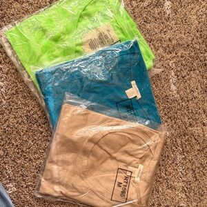 Bozzolo Women's Tops in Green, Blue, and Tan